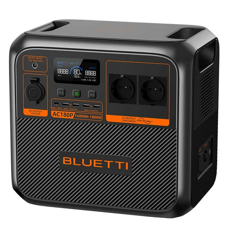 Bluetti AC180P + 200W Zonnepaneel + 10 meter gratis verlengkabel - Image 4