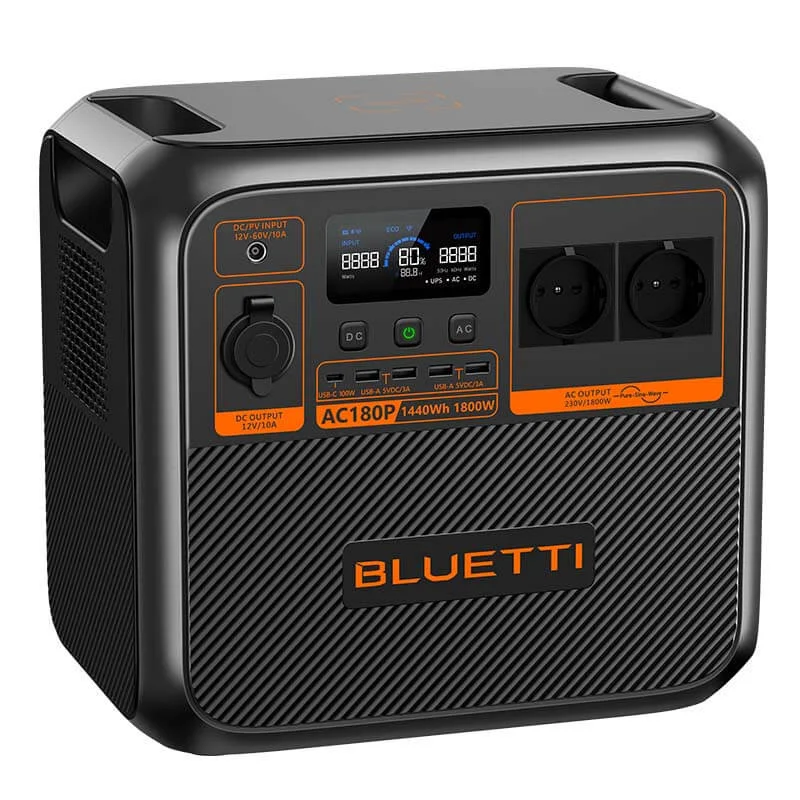 Bluetti AC180P + 200W Zonnepaneel + 10 meter gratis verlengkabel - Image 5