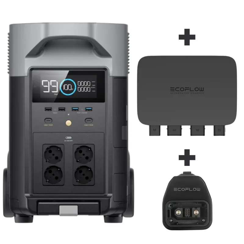 EcoFlow Delta Pro + Alternator Charger 800W
